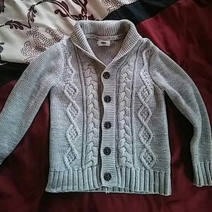 Boys size 5 knit cardigan
